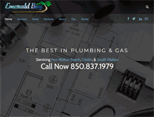 Tablet Screenshot of emeraldbayplumbing.com